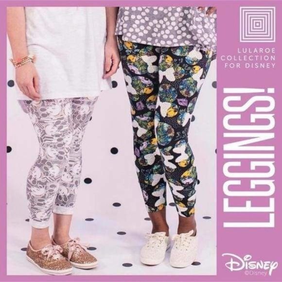 NWT LuLaRoe OS Disney Minnie Mouse Leggings (Fits Sizes 2-10) - Picture 6 of 6